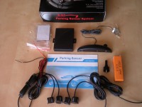 4 Sensores de Ajuda de Parqueamento com Visor Luminoso e Bip sem Fios Wireless!